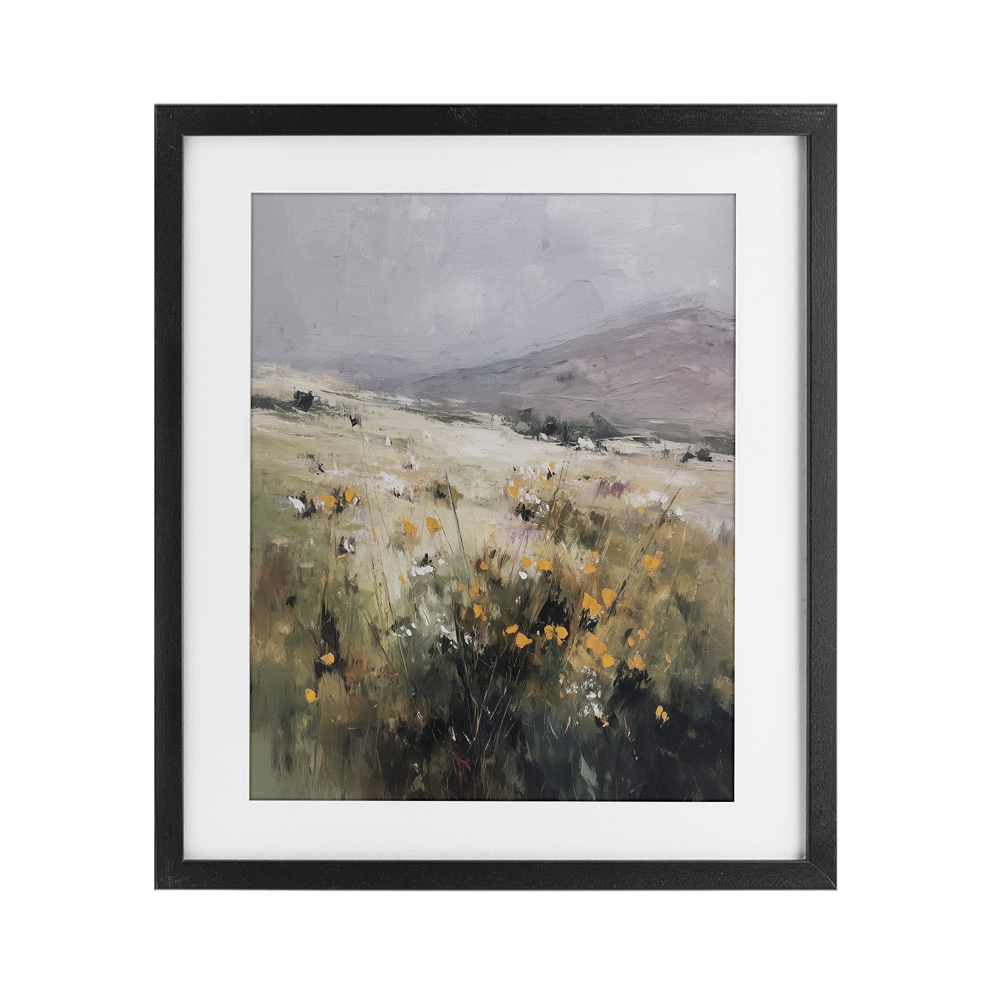 Stupell Industries Verdant Dreams Landscape Black Framed Print Under Glass, design by Svetlana Aleynikova