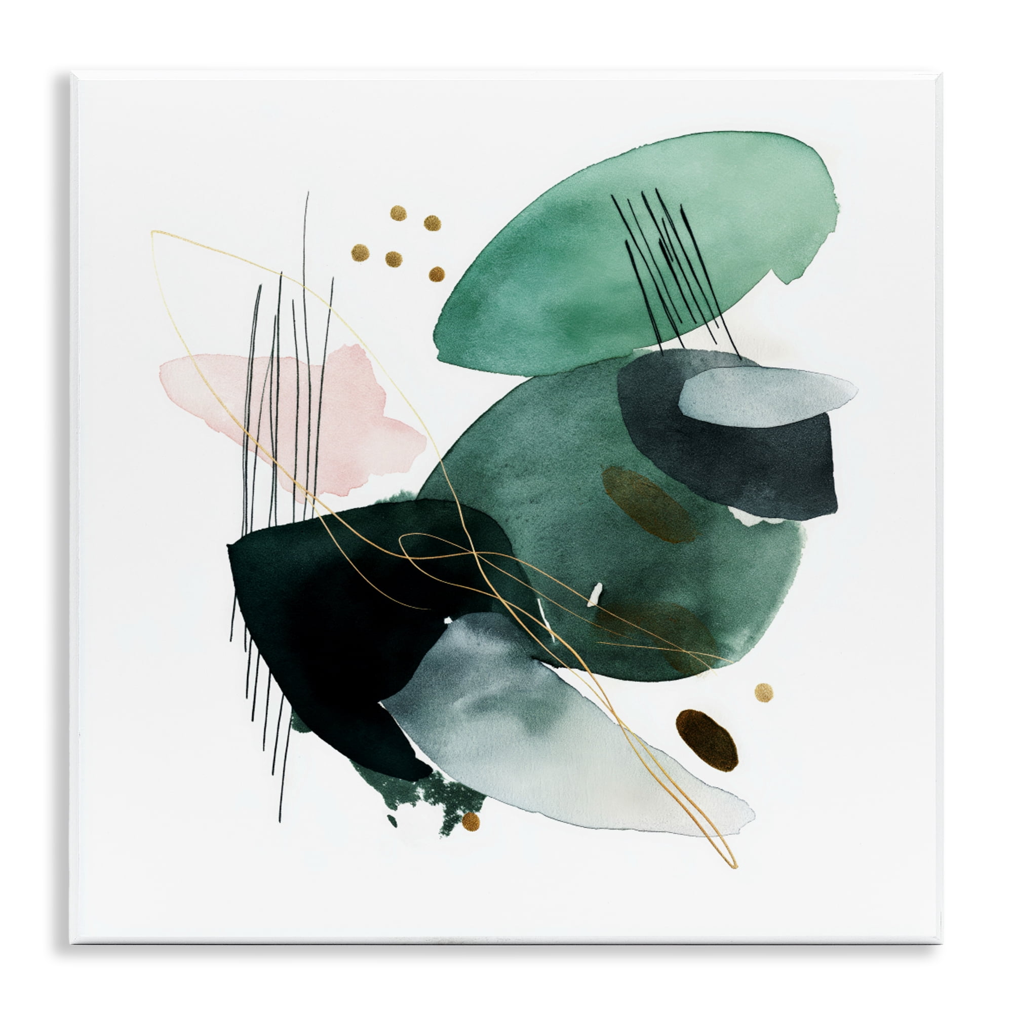 Stupell Industries Verdant Horizon Shapes Wall Plaque Art, design by Svetlana Aleynikova