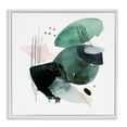 thumbnail image 1 of Stupell Industries Contemporary Verdant Horizon Shapes White Framed Giclee Art, 24 x 24, by Svetlana Aleynikova, 1 of 8