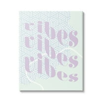Stupell Industries Vibes Geometric Pastel Phrase Religious Painting Gallery Wrapped Canvas Print Wall Art