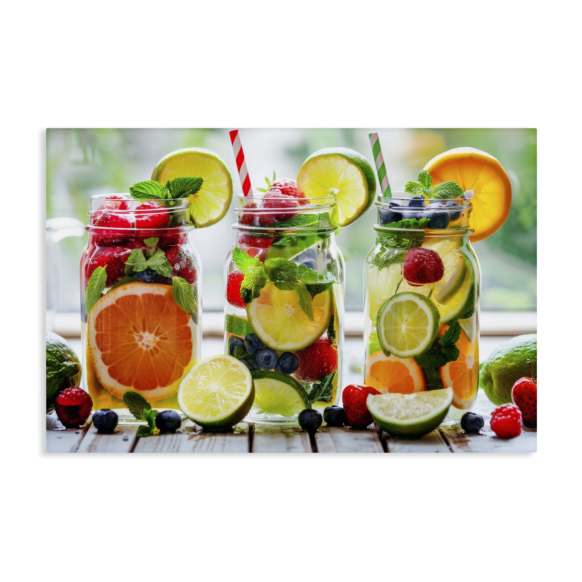 Stupell Industries Vibrant Citrus & Berry Infusion Canvas Wall Art, design by Lazar Studio