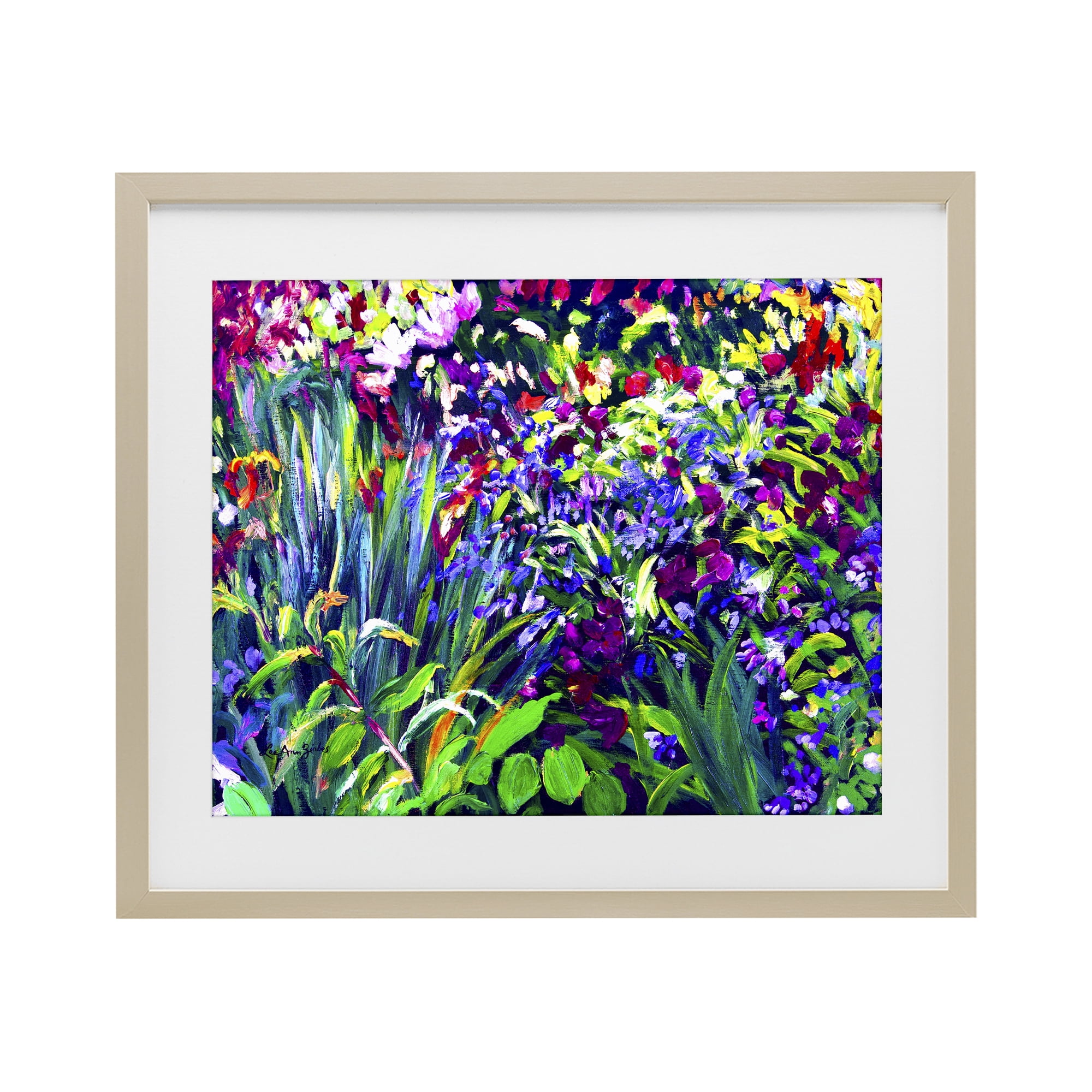 Stupell Industries Vibrant Confetti Garden Birch Framed Print Under Glass, design by Lee Ann Zirbes