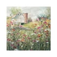 thumbnail image 1 of Stupell Industries Vibrant Flower Blossoms Surrounding Rural Barn Nature Painting Gallery Wrapped Canvas Print Wall Art, Design by Carol Robinson, 1 of 7