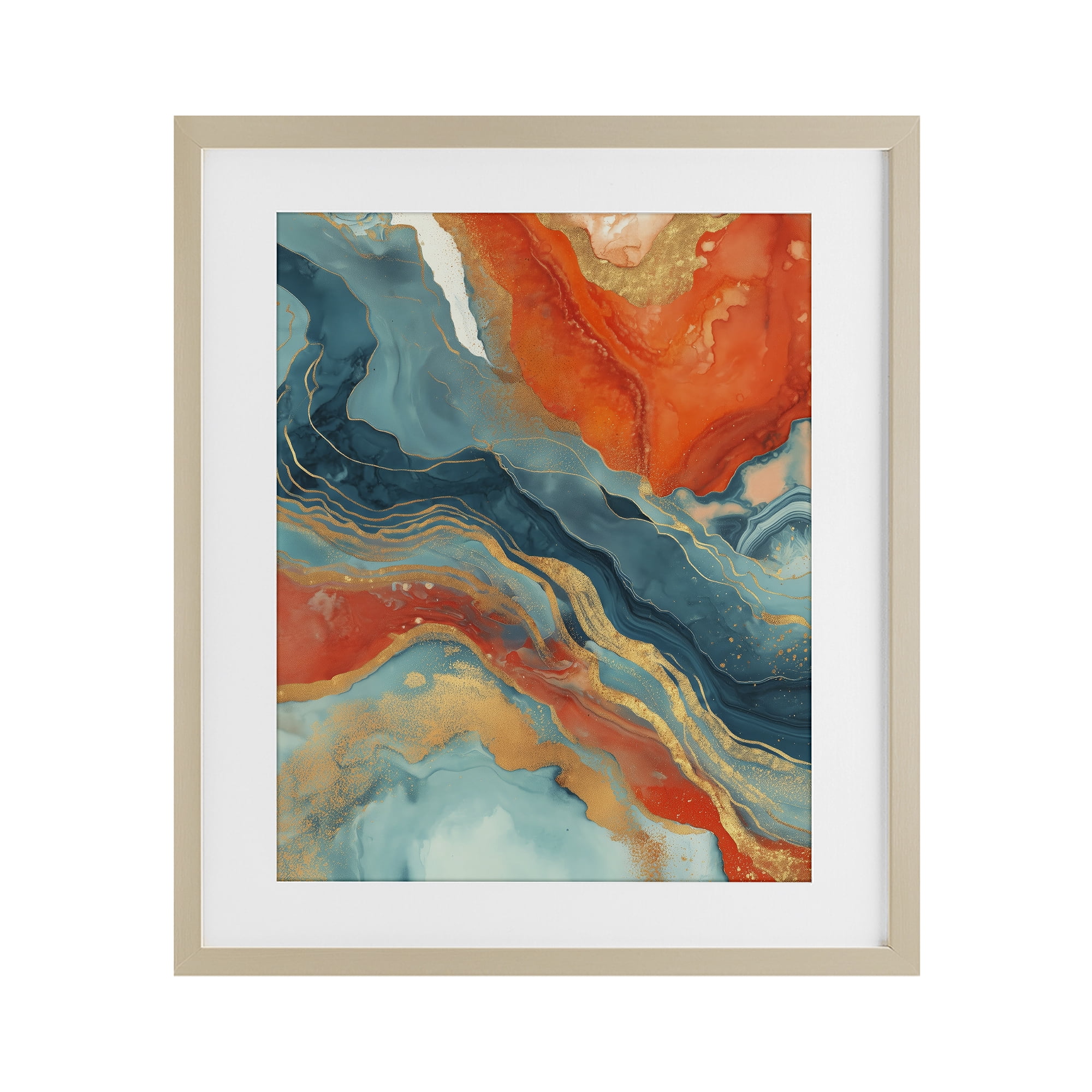 Stupell Industries Vibrant Fusion Movement Birch Framed Print Under Glass, design by Svetlana Aleynikova