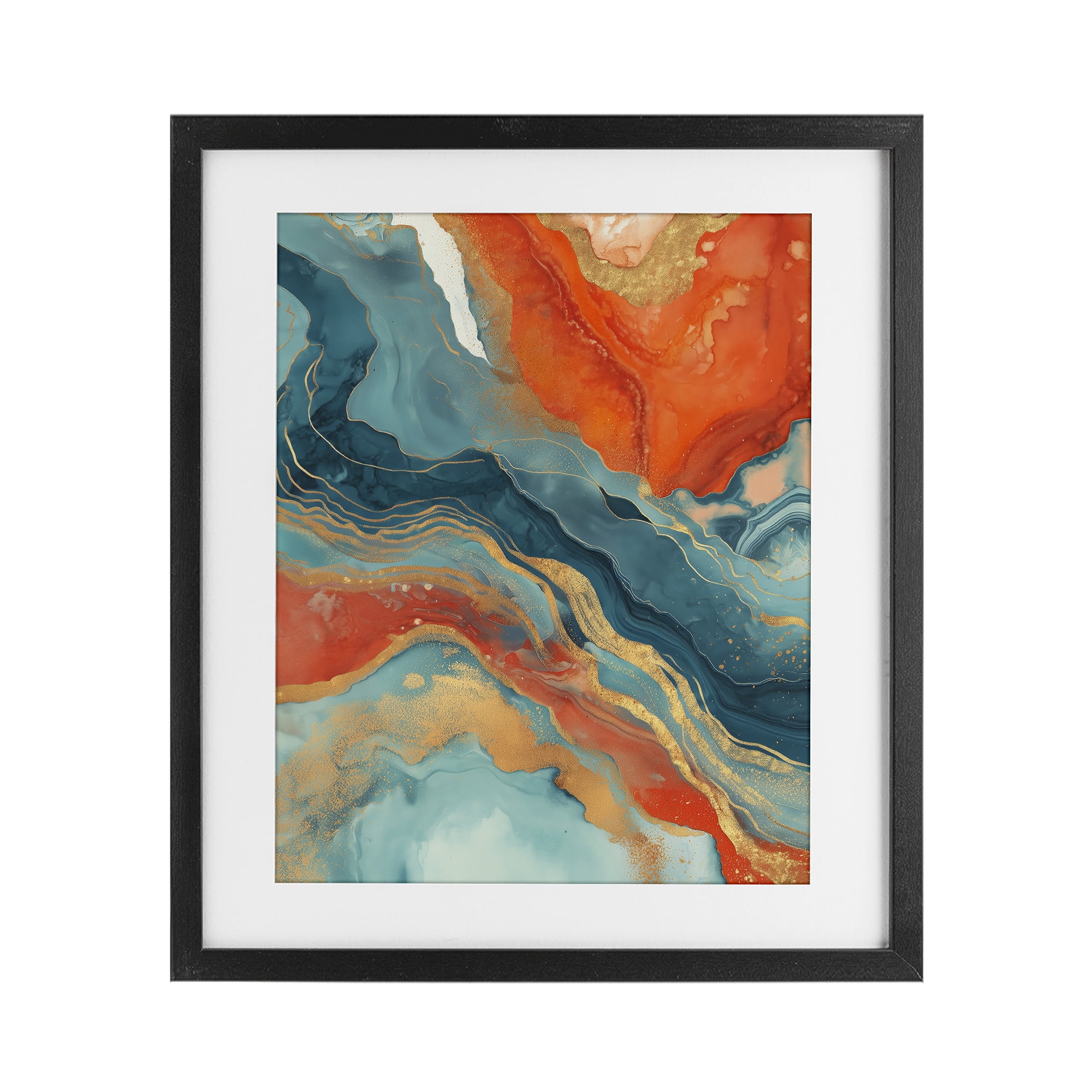 Stupell Industries Vibrant Fusion Movement Black Framed Print Under Glass, design by Svetlana Aleynikova