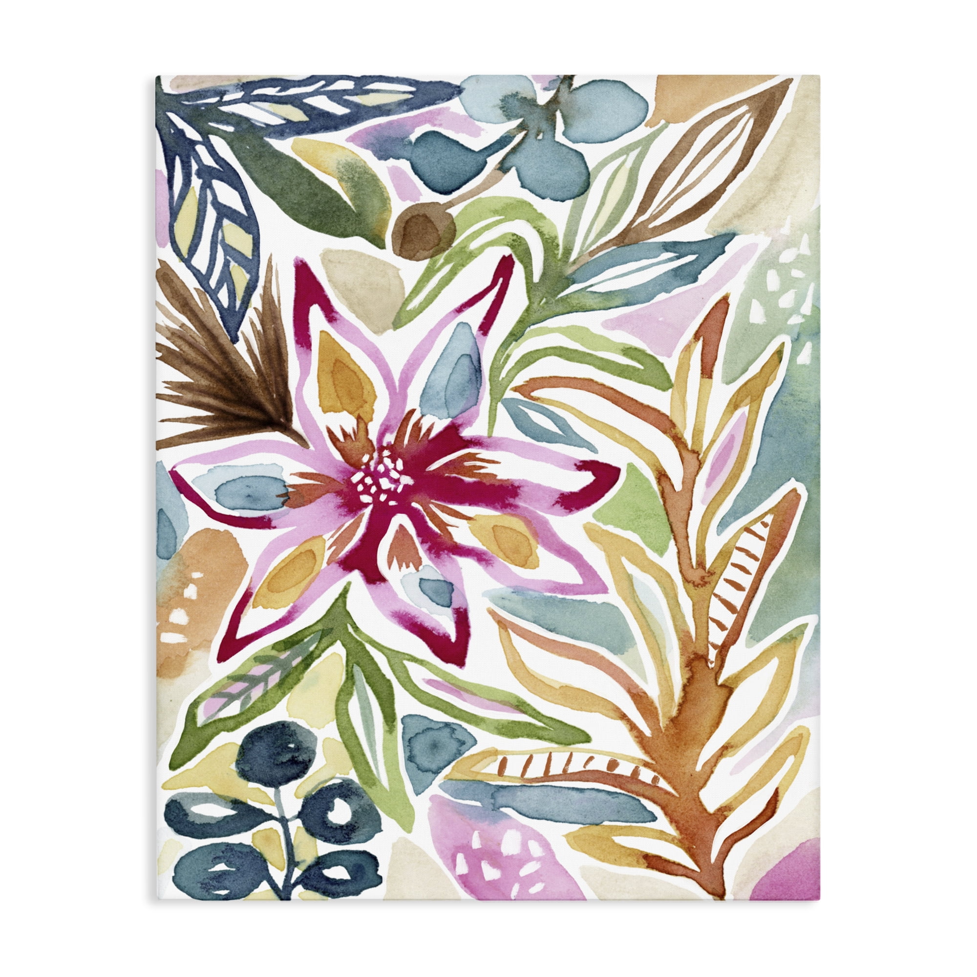 Stupell Industries Vibrant Garden Impressions Canvas Wall Art, design by Lisa Nohren