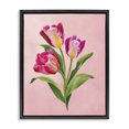 thumbnail image 1 of Stupell Industries French Country Vibrant Magenta Tulips Black Floating Frame Canvas Art, 25 x 31, by Diane Neukirch, 1 of 8