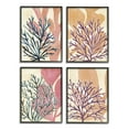 thumbnail image 1 of Stupell Industries Vibrant Ocean Plants Orange Purple Kelp Black Framed by Annie Warren, 1 of 5
