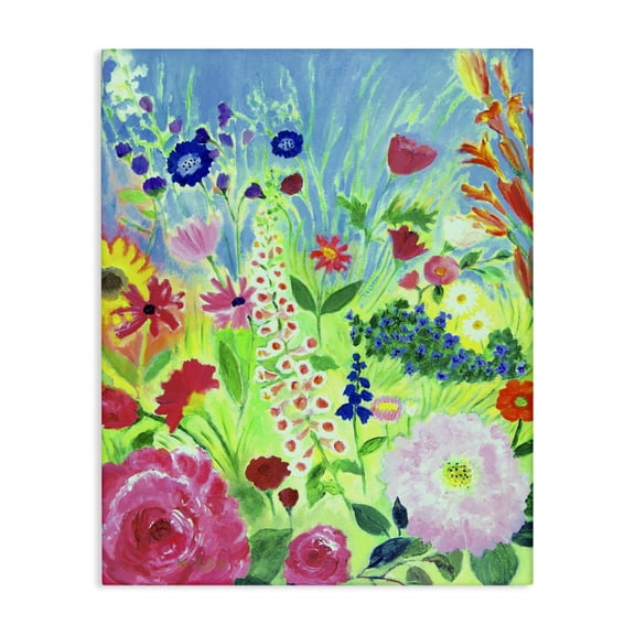 Vibrant Summer Botanicals Canvas Art, 36 x 48, Made In USA