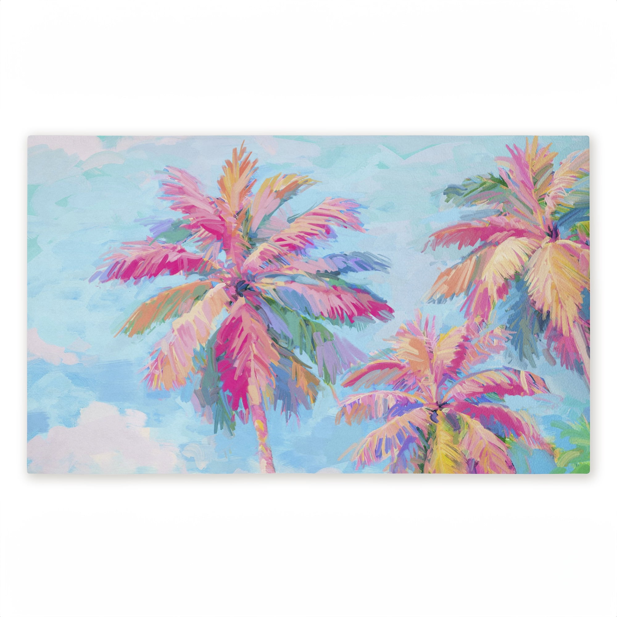 Stupell Industries Vibrant Tropics Palm Tree Printed Outdoor Door Floor Mat, design by Ziwei Li