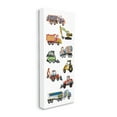 thumbnail image 1 of Stupell Industries Vibrant Trucks of Construction Playful Children's Chart Canvas Wall Art, 10 x 24, Design by Ziwei Li, 1 of 5