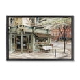 thumbnail image 1 of Stupell Industries Victorian City Corner Café Black Floating Frame Canvas Art, 25 x 17, by Ruane Manning, 1 of 8
