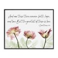 thumbnail image 1 of Stupell Industries Victorian Faith Hope Love Floral Black Framed Giclee Art, 20 x 16, by Albert Koetsier, 1 of 8