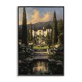 thumbnail image 1 of Stupell Industries Traditional Victorian Mansion at Sunset Black Framed Giclee Art, 12 x 18, by Petals Prints Design, 1 of 8