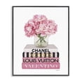 thumbnail image 1 of Stupell Industries Victorian Pink Carnations on Fashion Books Black Framed Giclee Art, 11 x 14, by Amanda Greenwood, 1 of 7
