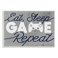 thumbnail image 1 of Stupell Industries Video Game Controller Eat Sleep Game Repeat Quote Wall Plaque Design by Daphne Polselli, 1 of 6