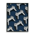 thumbnail image 1 of Stupell Industries Video Game Controller Pattern Art for Kids Painting Black Framed Art Print Wall Art, 1 of 5