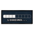 thumbnail image 1 of Stupell Industries Video Game Loading Symbol Vintage Pixel Text , 24 x 10, Design by Lil' Rue, 1 of 6