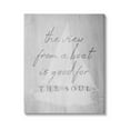 thumbnail image 1 of Stupell Industries View From Boat Good For Soul Phrase Graphic Art Gallery Wrapped Canvas Print Wall Art, Design by Lil' Rue, 1 of 7