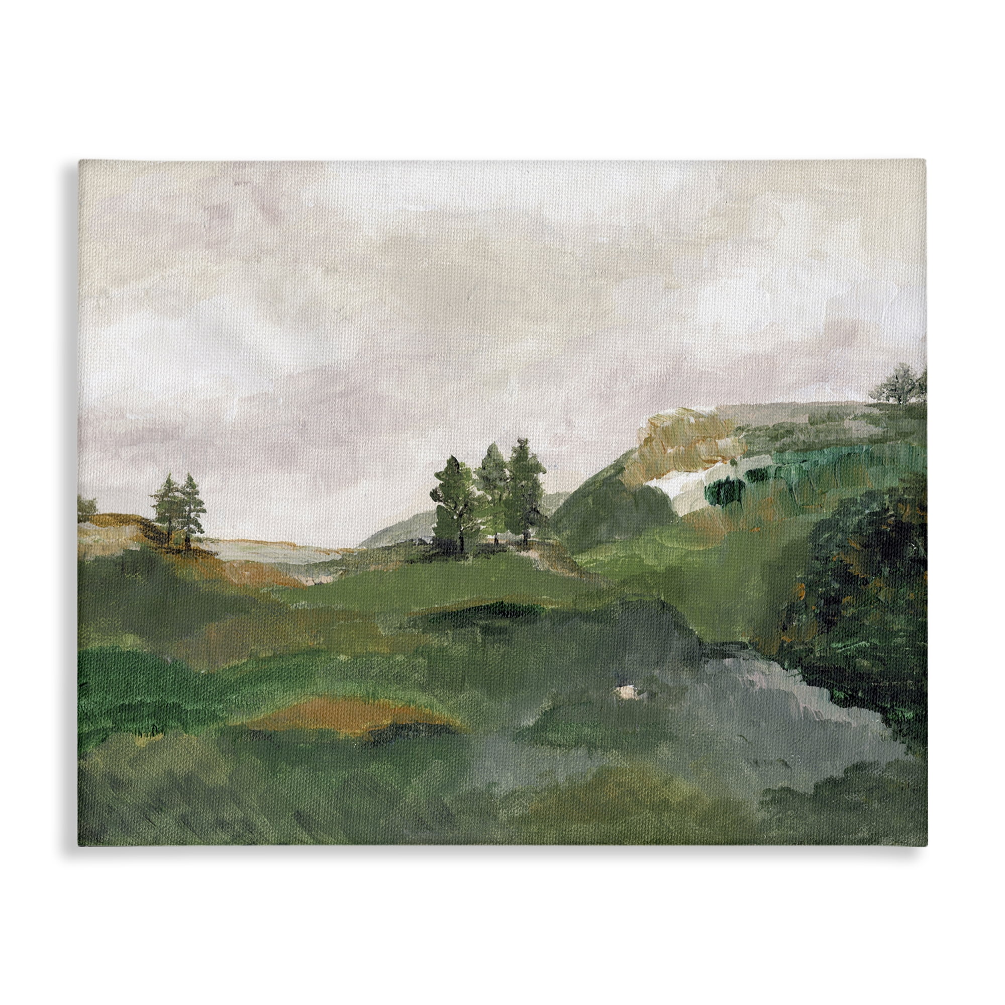 Stupell Industries View From Grandma's Window Landscape & Nature Painting Wrapped Canvas Art Print Wall Art, 20 x 16