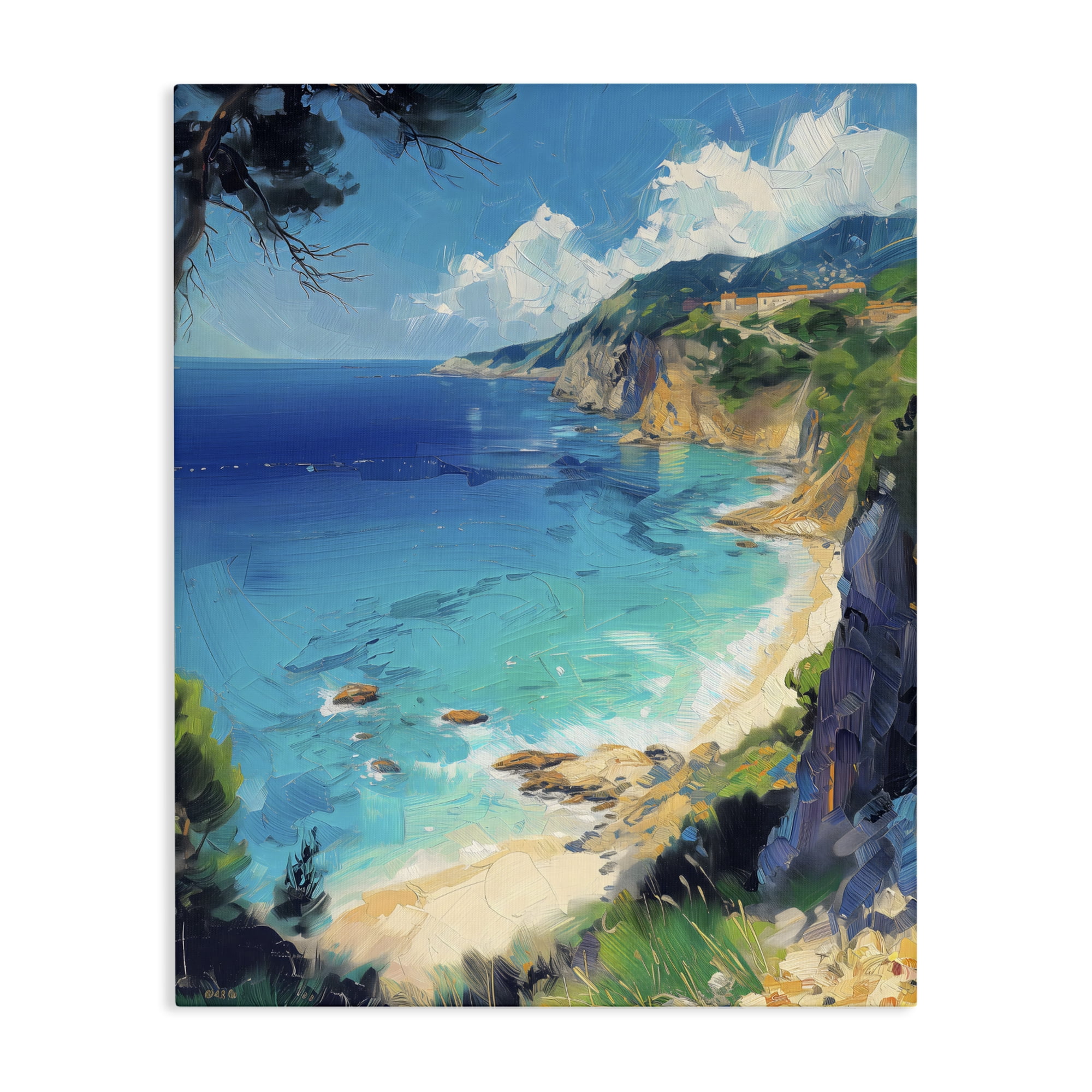 Stupell Industries View of Ocean Retreat Canvas Wall Art, design by Creative Studio