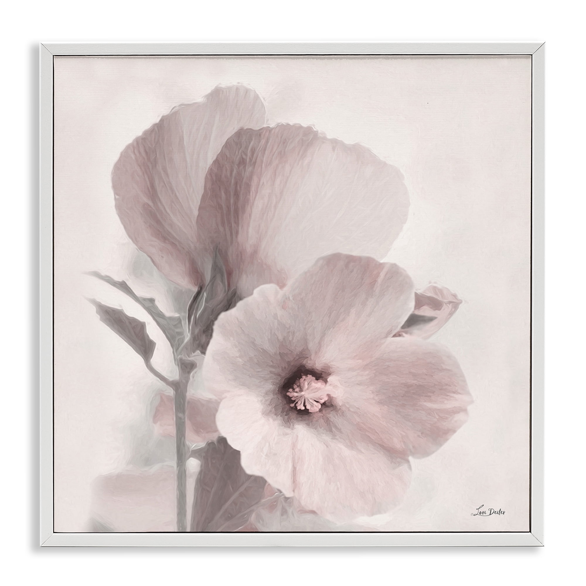 Stupell Industries Vintage Apple Blossom Botanical & Floral Painting White Framed Art Print Wall Art, 12 x 12