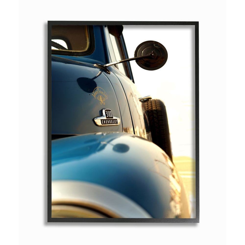 Stupell Industries Vintage Automobile Side Detail Truck Photograph Designed by Mark Rogan