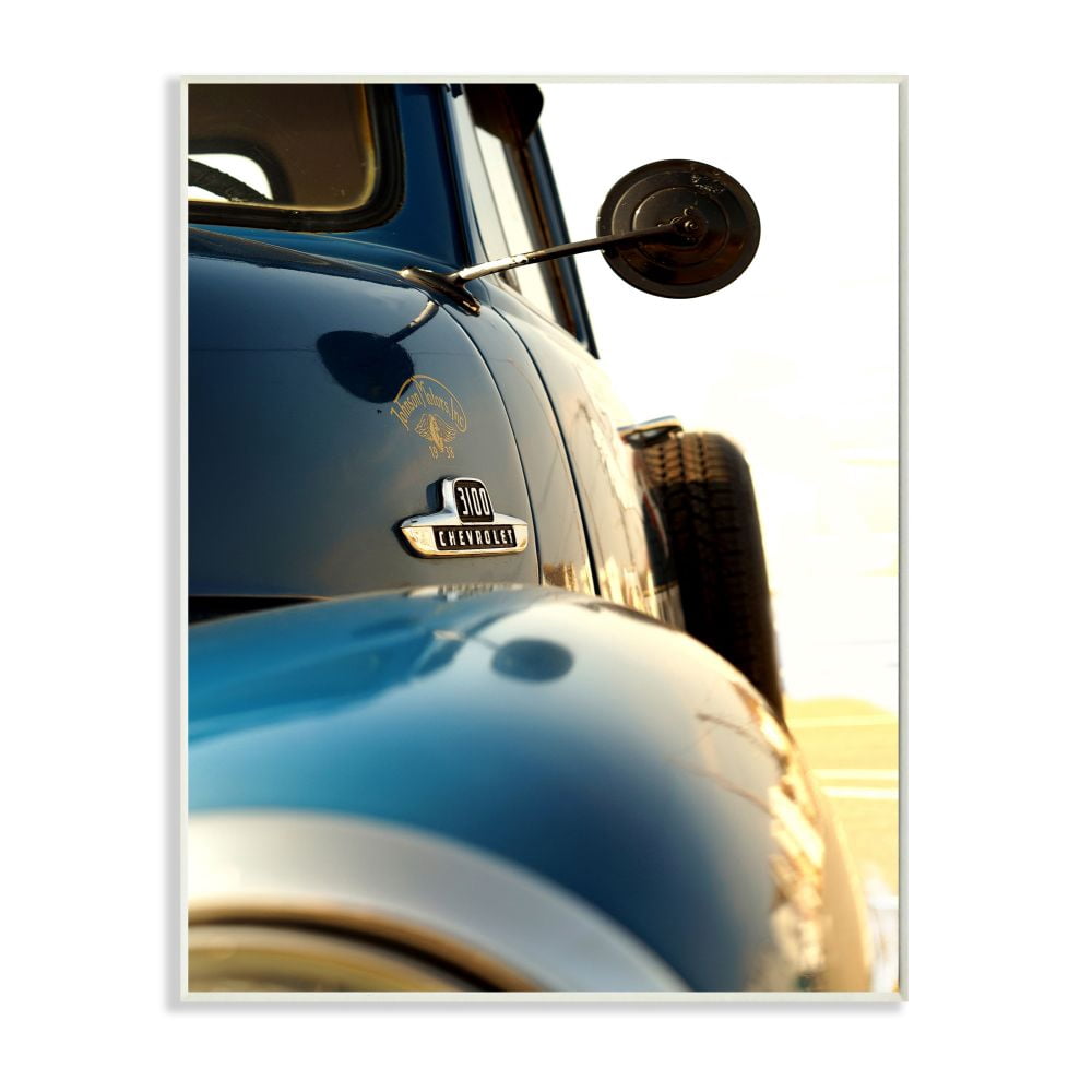 Stupell Industries Vintage Automobile Side Detail Truck Photograph Designed by Mark Rogan