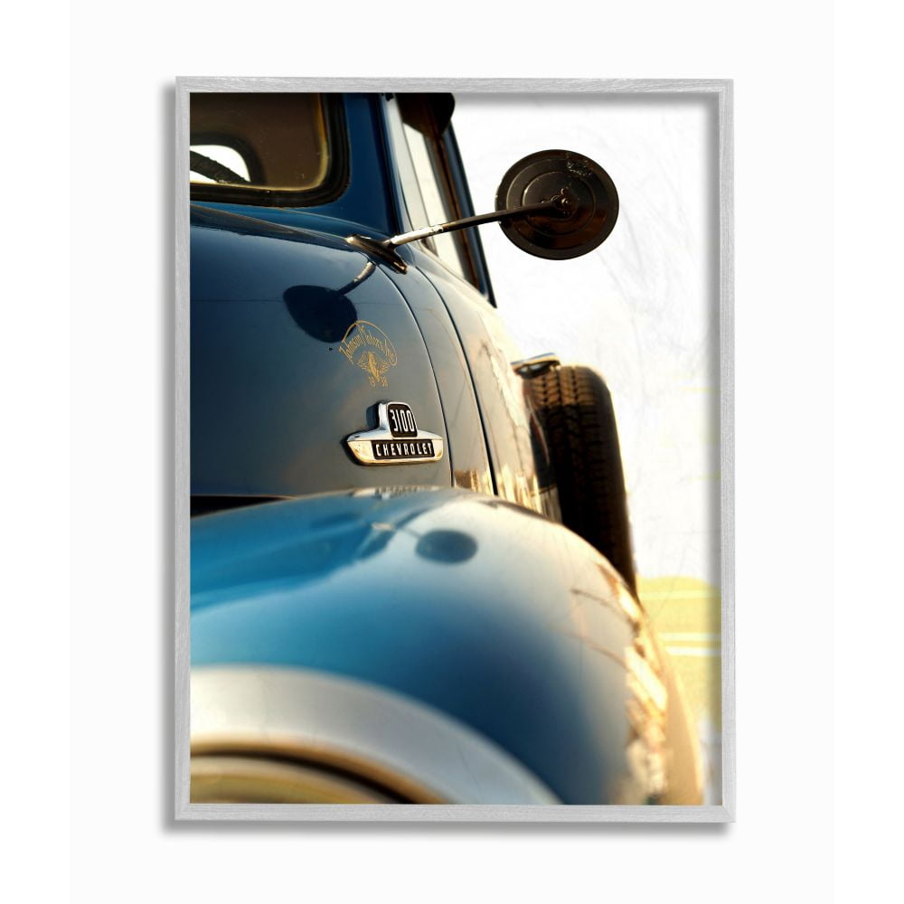 Stupell Industries Vintage Automobile Side Detail Truck Photograph Designed by Mark Rogan