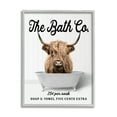 thumbnail image 1 of Stupell Industries Vintage Bath Ad Cattle Animals & Insects Painting Gray Framed Art Print Wall Art, 24 x 30, 1 of 9