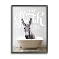 thumbnail image 1 of Stupell Industries Vintage Bathroom Donkey Animals & Insects Painting Black Framed Art Print Wall Art, 11 x 14, 1 of 9