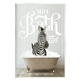 thumbnail image 1 of Stupell Industries Vintage Bathroom Zebra Animals & Insects Painting Unframed Art Print Wall Art, 13 x 19, 1 of 7