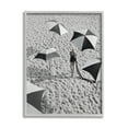 thumbnail image 1 of Stupell Industries Vintage Beach Fashion Nature Photography Gray Framed Art Print Wall Art, 24 x 30, 1 of 9