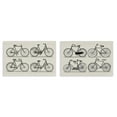 thumbnail image 1 of Stupell Industries Vintage Bicycle Styles Transportation Painting Wrapped Canvas Art Print Wall Art, 24 x 16, Set of 2, 1 of 8