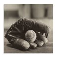thumbnail image 1 of Stupell Industries Eclectic Vintage Black And White Baseball Mitt Canvas Art, 17 x 17, by Jadei Graphics, 1 of 6