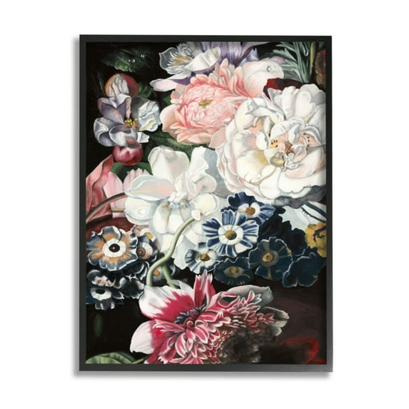 Stupell Industries Vintage Blooming Florals Assorted Baroque Bouquet Design by Naomi McCavitt