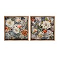 thumbnail image 1 of Stupell Industries Vintage Blooms Arrangement Botanical & Floral Painting Brown Floater Framed Canvas Art Print Wall Art, 18 x 18, Set of 2, 1 of 10
