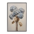 thumbnail image 1 of Stupell Industries Traditional Vintage Blue Hydrangea Black Framed Giclee Art, 12 x 18, by Petals Prints Design, 1 of 8
