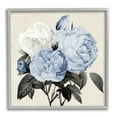 thumbnail image 1 of Stupell Industries Vintage Blue Roses Botanical & Floral Painting Gray Framed Art Print Wall Art, 12 x 12, 1 of 9