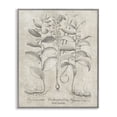 thumbnail image 1 of Stupell Industries Vintage Botanical Herb Botanical & Floral Painting Gray Framed Art Print Wall Art, 11 x 14, 1 of 10
