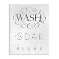 thumbnail image 1 of Stupell Industries Vintage Boutique Wash Soak Relax Bathroom Typography Typography Painting Unframed Art Print Wall Art, 13 x 19, 1 of 6