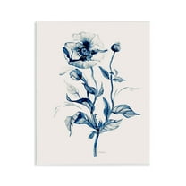Stupell Industries Vintage Budding Florals Plants & Flowers Drawing Unframed Art Print Wall Art, 11 x 14