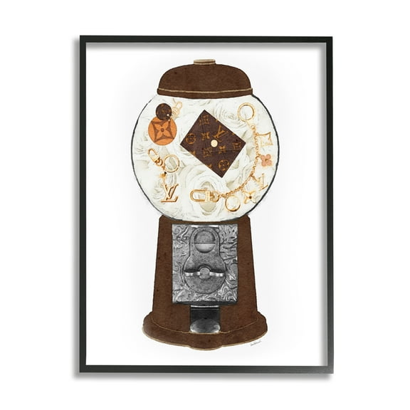 Stupell Industries Vintage Candy Dispenser Glam Designer Fashion Accessories Framed Wall Art, 11 x 14, Design by Amanda Greenwood