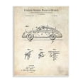 thumbnail image 1 of Stupell Industries Vintage Car Automobile Diagram Blueprint Patent Text Wood Wall Art, 13 x 19, Design by Karl Hronek, 1 of 5