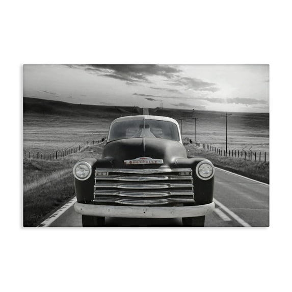 Stupell Industries Vintage Car Photography Transportation Photography Gallery Wrapped Canvas Art Print Wall Art, 24 x 16