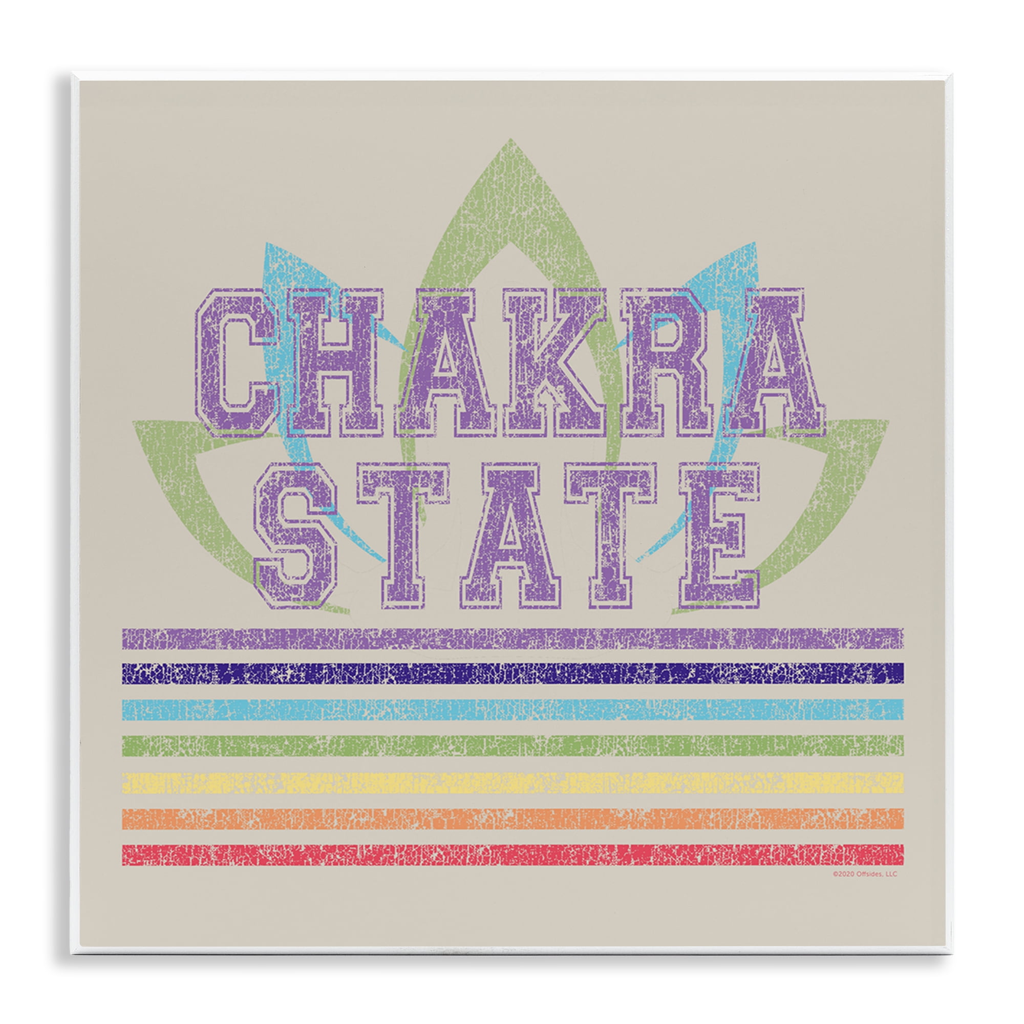 Stupell Industries Vintage Chakra State Novelty & Humor Painting Unframed Art Print Wall Art, 12 x 12