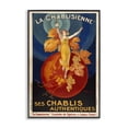 thumbnail image 1 of Stupell Industries Vintage Champagne Advertisement Advertisements Painting Black Framed Art Print Wall Art, 20 x 30, 1 of 8