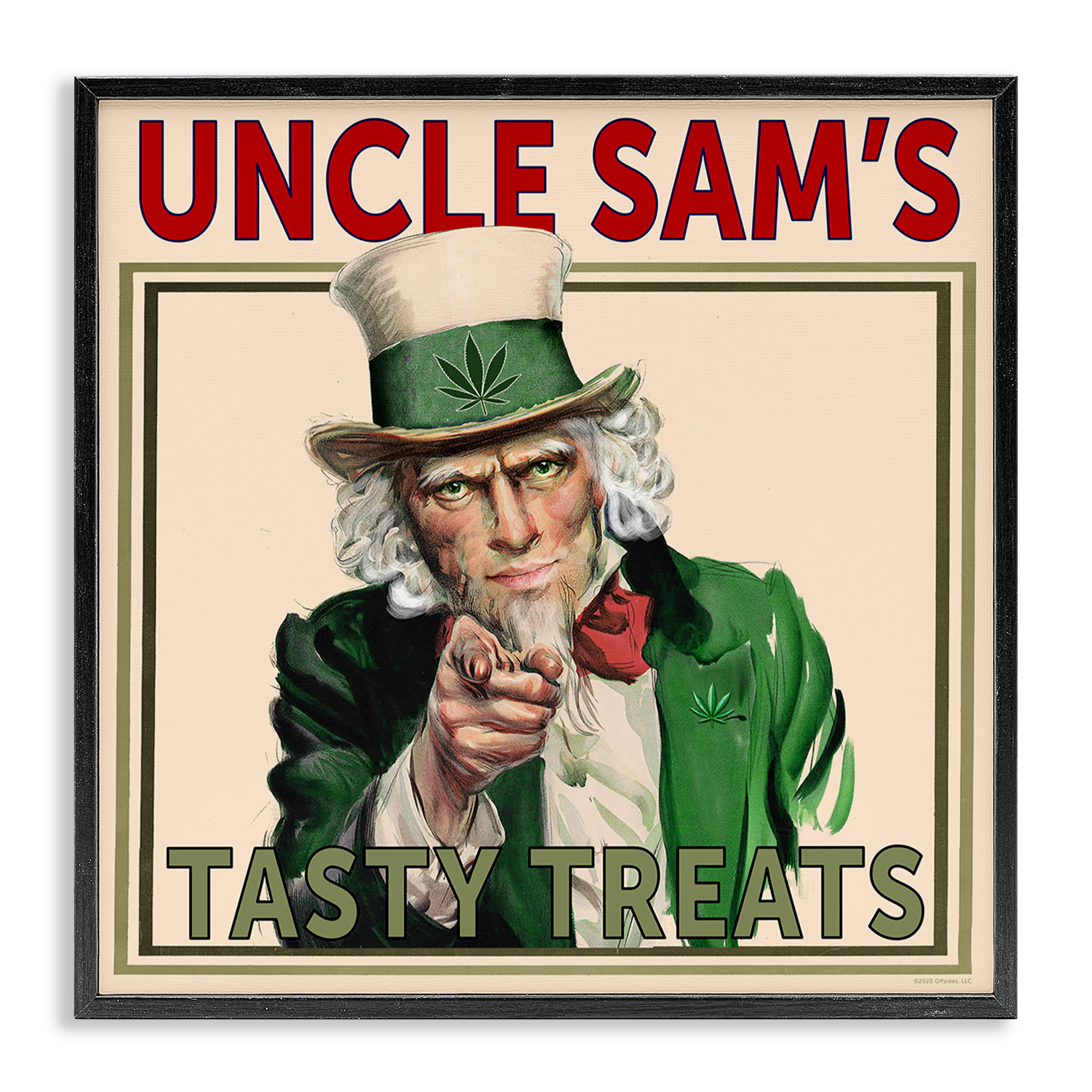 Stupell Industries Vintage Character Tasty Treats People Painting Black Framed Art Print Wall Art, 24 x 24