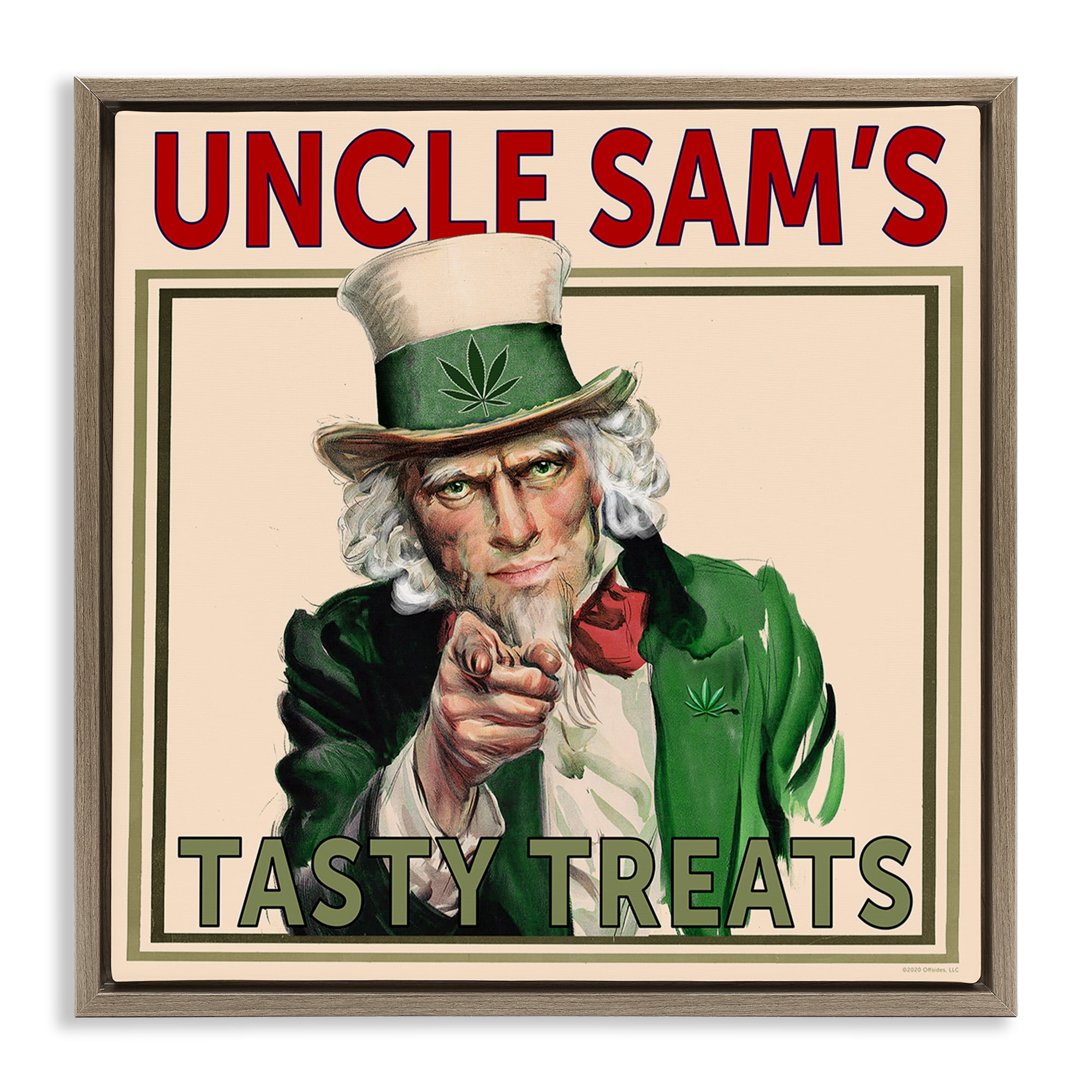 Stupell Industries Vintage Character Tasty Treats People Painting Brown Floater Framed Canvas Art Print Wall Art, 18 x 18