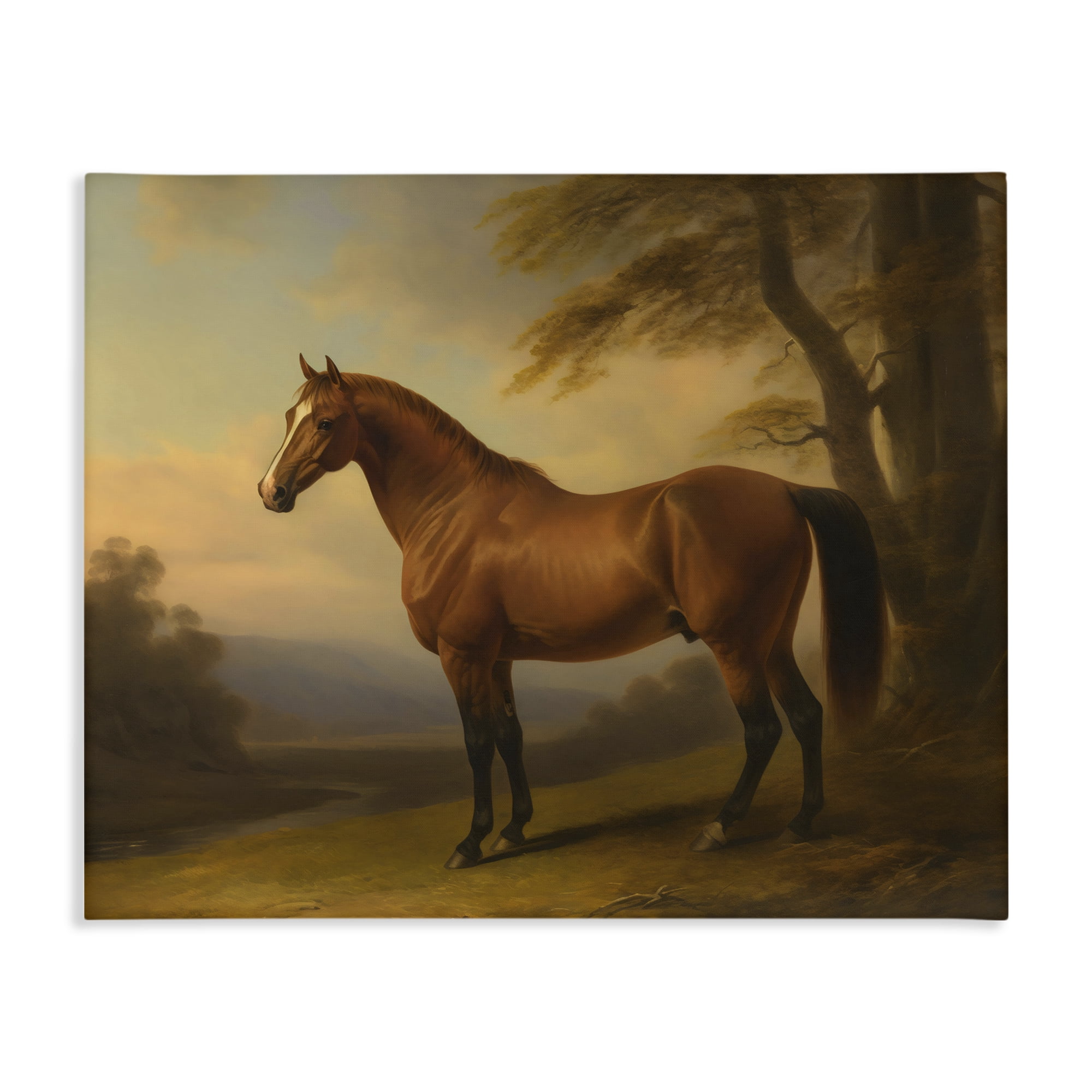 Stupell Industries Vintage Chestnut Horse Canvas Wall Art, design by Creative Studio